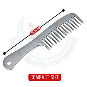 Horse Aluminum Mane Comb Horse Grooming Comb Horse Mane Hair Brush Comb good quality made by Life Care Instruments - Product Image 6