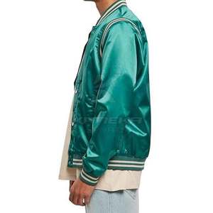 Veste d'hiver en soie pour homme de haute qualité, col montant, logo sur le devant, toucher doux, respirante, écologique, pour les voyages, le bureau et l'usage quotidien - Product Image 5
