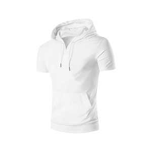 Sweat-shirts à capuche à manches courtes de haute qualité, OEM ODM, design personnalisé, sweat-shirt à capuche en coton pour hommes et femmes, fabricants en gros de sweats à capuche - Product Image 1