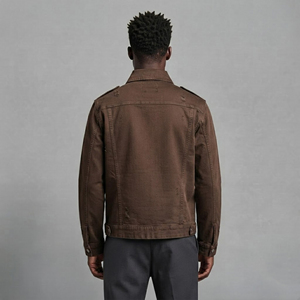 2026 <b>Custom</b> Fashion Men's Street Wear Vintage Washed Ripped Front <b>Denim</b> Breathable comfortable zipper <b>Jacket</b> for man - Product Image 6