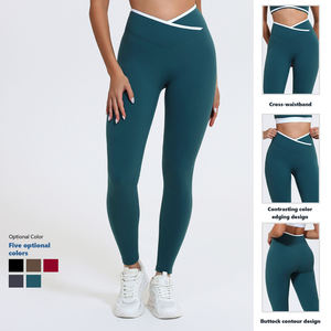 Leggings de sport respirants, unis, sans couture, pour femmes, pantalons de yoga, collants, leggings pour femmes, unisexe - Product Image 6
