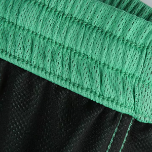 Conjunto de Uniforme de Baloncesto Unisex Verde, Camiseta sin Mangas y Pantalones Cortos de Poliéster Transpirable para Adultos - Product Image 3