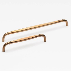 Awesome Brass Cabinet Pull Handle Drawer Pull Handle Furniture Nickel Polished <b>Hardware</b> for Storage Closet Durable Design - Product Image 3