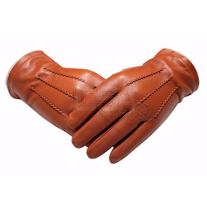 Men Winter <b>Gloves</b> Leather Palm Warm <b>Wool</b> Lined <b>Gloves</b> For Outdoor Hiking Camping Driving And Everyday Cold Weather Use - Product Image 3