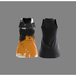 Uniforme de Equipo de Netball Hecho a Medida |   Uniforme de Netball Sublimado con Logotipo, Nombre y Número del Equipo |   Poliéster Transpirable - Product Image 4