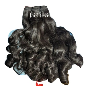 Extensions de cheveux humains vierges 100 % naturels non traités, cuticules alignées, cheveux indiens bruts couleur noire, boucles vietnamiennes, lots Remy - Product Image 5