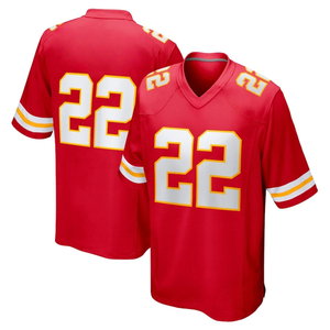 Custom White American Football Jersey V Neck Team Uniform OEM Private <b>Label</b> Custom <b>Name</b> Number Sublimation Wholesale - Product Image 3