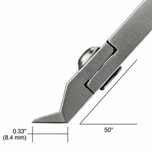 Professional 50 Degree Angulated Taper <b>Flush</b> <b>Cutter</b> Precision Wire Cutting Pliers for Jewelry Making Electronics Crafts - Product Image 5