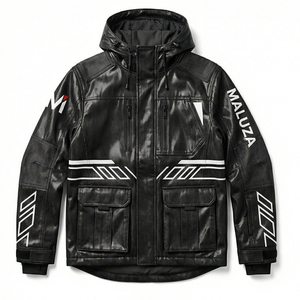 เสื้อแจ็คเก็ตกันลมมีฮู้ด โพลีเอสเตอร์รักษ์โลก พิมพ์โลโก้ได้ตามต้องการ สำหรับทุกเพศ กันน้ำ สไตล์สตรีทแวร์ เสื้อโค้ทกันหนาวแบบทหาร รับผลิตแบบ OEM ODM - Product Image 1