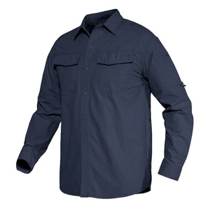 Camisa de Pesca Personalizada OEM Fisherman Colombia para Hombre, Protección UPF 50+, Antibacteriana, Spandex/Poliéster con Logotipo Frontal - Product Image 1