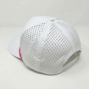 Casquette de golf personnalisée à 5 panneaux, logo perforé découpé au laser, patch OEM ODM, marque privée, fabricant en gros, faible MOQ - Product Image 5