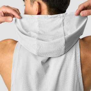 Débardeur de sport pour homme, coupe musclée, en Spandex, design personnalisé, pour la gym et l'entraînement - Product Image 4