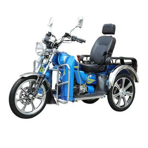 Motocicleta de Gasolina de Tres Ruedas Tipo Rickshaw Abierta y Accesible para Pasajeros - Product Image 1