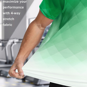 Wholesale Custom Mens Performance Mesh Shirts Gym Fitness Athletic Training Clothing Manufacturer Sports Vest Activewear <b>Tshirts</b> - Product Image 5