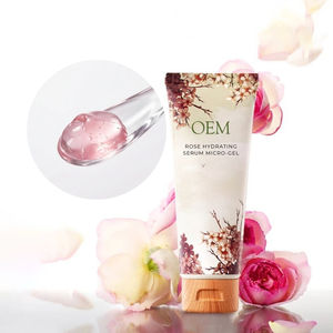 โรส แอนตี้เอจจิ้ง ไฮเดรติ้ง ไมโครเจล เอสเซนส์ บำรุงผิวแพ้ง่าย โรงงาน OEM ผลิตภัณฑ์ระดับมืออาชีพสำหรับร้านเสริมสวยหรูหรา ผลิตภัณฑ์ดูแลผิวภายใต้แบรนด์ส่วนตัว - Product Image 3