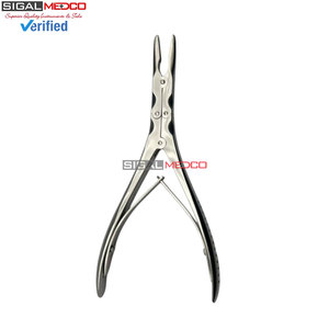 2 Piezas Leksell Stille Bone Rongeur Curvo 6 mm x 24 cm, Juego de Instrumentos Ortopédicos Quirúrgicos Manuales, Grado Médico Profesional CE - Product Image 2