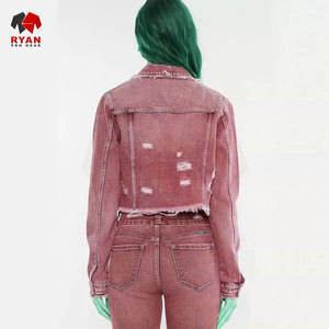 Ryan Pro Gear <b>Customized</b> <b>Denim</b> <b>Jacket</b> For Women Breathable and Comfortable Fabric with <b>Customized</b> Logo OEM Design - Product Image 6