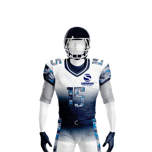 Elegante Uniforme de Fútbol Americano, Conjunto Deportivo, Jersey Transpirable y Ligero de Poliéster, Pantalones de Alto Rendimiento para Jugadores Adultos - Product Image 4