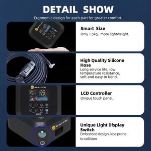 Foot and Leg Massager 4 Chamber Airbag Rechargeable Portable <b>LED</b> Control Sports Home Relief CE OEM ODM by As All <b>Star</b> - Product Image 5