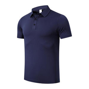 Vente en gros de vêtements en tricot pour hommes, logo personnalisé, doux, 100% coton, poche côtelée, col en V, manches courtes, haute qualité, été - Product Image 6