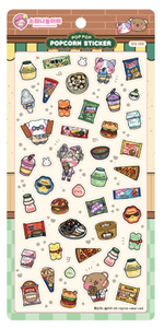 สติกเกอร์ป๊อปคอร์น 3 มิติ กันน้ำ PVC ของ Sowony ร้านขนมหวานสไตล์เกาหลี ตัวการ์ตูนน่ารักสำหรับเด็ก เครื่องเขียนน่ารัก ตกแต่งสมุดไดอารี่ - Product Image 1