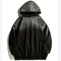 Hoodie Pria Musim Dingin Model Kantong Kanguru, 100% Katun Fleece, Bernapas, Ramah Lingkungan, Cepat Kering, Anti Kusut, Permintaan Tinggi