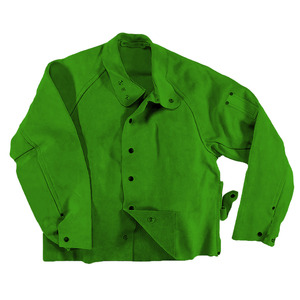 Veste de soudeur en cuir entièrement réglable, résistante au feu, résistance à la chaleur 500C-1000C, sécurité industrielle, usage intensif - Product Image 5