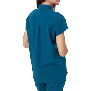 Uniformes de hospital, uniformes médicos, enfermera, manga larga, cremallera corta, nuevo Color, traje médico/conjunto elástico para mujer, 2026 HI - Product Image 6