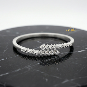 Bracelet chaîne classique en argent sterling plaqué or rose avec motif cœur et diamant de laboratoire, cadeau pour femme, anniversaire de mariage, fête - Product Image 3