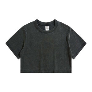 Private Label Women Crop <b>Tops</b> Women Stretch Knit Crop <b>Top</b> Boutique Fashion Manufacturing for USA Buyers - Product Image 5