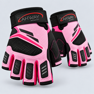 Premium Cycling Gloves Durable Fabric Comfortable Fit Breathable Design Anti Slip Grip Shock Absorbing Palm For Outdoor Sports - Product Image 3