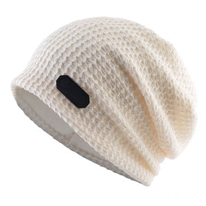 Wholesale Custom Logo Design 100% <b>Wool</b> Lightweight Unisex <b>Beanies</b> <b>Hats</b> High Quality Warm Winter Knitted Jacquard - Product Image 1