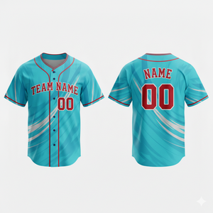 Camiseta de Béisbol Sublimada Personalizada con Nombre y Número, Ligera, Transpirable, de Secado Rápido, 100% Poliéster - Product Image 3