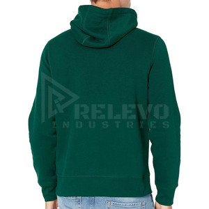 Sweat à capuche thermique en molleton 100 % coton pour homme, teinture délavée à l'acide, qualité supérieure, fabrication éco-responsable au Pakistan - Product Image 3
