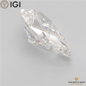 Diamante CVD de Lujo Cultivado en Laboratorio, 4.00 Quilates, Forma de Pera, Claridad VVS2, Color G, Certificado IGI, Elabora el Anillo Perfecto - Product Image 4