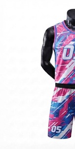 Maillot de basketball pour femme de haute qualité avec impression par transfert thermique, grande taille, respirant, sans manches, en Spandex/Nylon, col rond, idéal pour l'été - Product Image 4