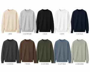 เสื้อสเวตเชิ้ตคอกลมผู้ชาย สีพื้น ทรงหลวม ผ้าถัก คอตตอน สวมใส่สบาย สไตล์ฤดูหนาว เป็นมิตรกับสิ่งแวดล้อม แห้งเร็ว ระบายอากาศได้ดี - Product Image 6