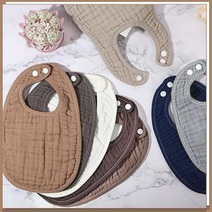 Bavoirs pour bébé en bambou biologique, extensibles, pour la dentition, l'alimentation et la récupération des bavures - Product Image 4