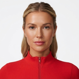 Ensemble de vêtements de sport pour femmes, 2 pièces, haut à manches longues avec fermeture éclair, leggings taille haute, fitness, yoga, entraînement, sportswear - Product Image 5