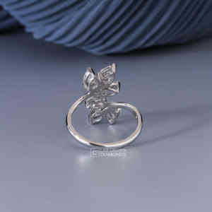 Anillo de Moissanita con Corte Pera en Oro Rosa de 14K para Mujer, Lujoso, 2.09 Quilates de Peso Total, 3.09 Gramos, Regalo de Joyería Fina para Boda o Compromiso - Product Image 6