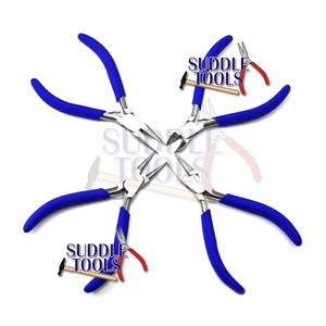 ÉCONOMIE BASE PINCE À BIJOUX DIY JEWELLERY FAKING TOOLS SET pour DÉBUTANTS ÉTUDIANTS APPRENTS ET PROFESSIONNELS 130MM & 115MM - Product Image 1