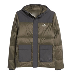 Veste matelassée à capuche au design unique et de qualité supérieure avec logo frontal, respirante et écologique, veste d'hiver pour homme en vente en ligne - Product Image 5