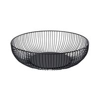 Hoogwaardig aanpasbaar decoratief ijzeren modern fruitmandje met handvat, design voor aanrecht, eettafel, opbergruimte en presentatie.