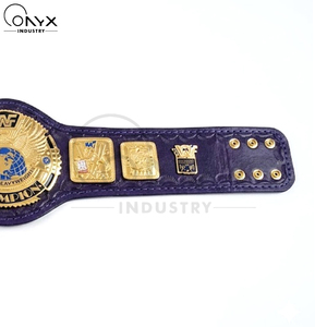 Ceinture de championnat de MMA, lutte et boxe personnalisée en usine, ceintures de trophée plaquées or de haute qualité, dernier design - Product Image 3