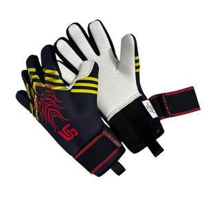 Gants de gardien de but, nouveau style, vente en gros, entraînement professionnel, respirants, antidérapants, confortables, protection des mains, rouge et blanc, personnalisables - Product Image 4