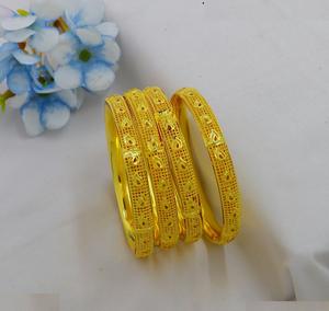 Traditional Gold Plated High Quality Bangles <b>Bracelets</b> Jewelry Ethiopian Africa <b>Bride</b> Wedding <b>Bracelet</b> Bangles for Women & Girls - Product Image 6