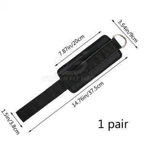 สายรัดข้อเท้าสำหรับออกกำลังกายประจำวัน รองรับการออกกำลังกายด้วยสายเคเบิลในยิม บริหารขาและกล้ามเนื้อก้น ใช้งานสะดวกสบาย - Product Image 5