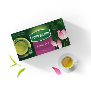 Té Verde de Flor de Loto en Bolsas para Exportación a Granel, Bolsitas Triangulares de Té con Sabor Relajante, Sobres de Té Tradicionales - Product Image 1