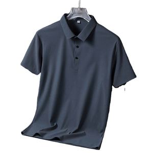 Nouveau T-shirt Homme Tendance Uni 100% Coton Anti-plis Manches Courtes Prix Abordable Décontracté Vente en Gros Exportation OEM - Product Image 4