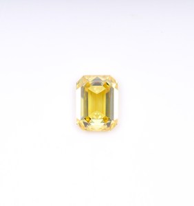 Diamantes de laboratorio sueltos IGI CVD de alta calidad, 0.75 CT VVS/VS, color esmeralda amarillo fantasía, diamante cultivado en laboratorio, diamante de color de laboratorio para joyería. - Product Image 2